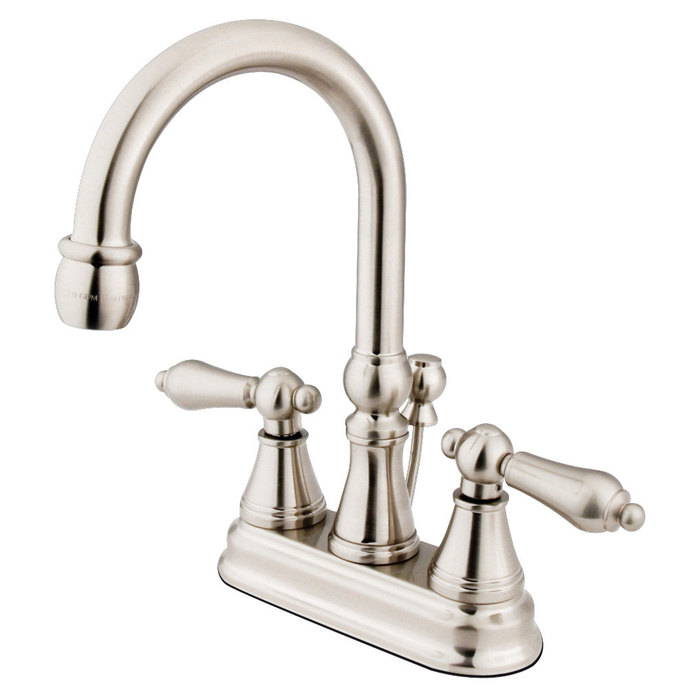 Governor 4 Inch Centerset Bathroom Faucet in Brushed Nickel