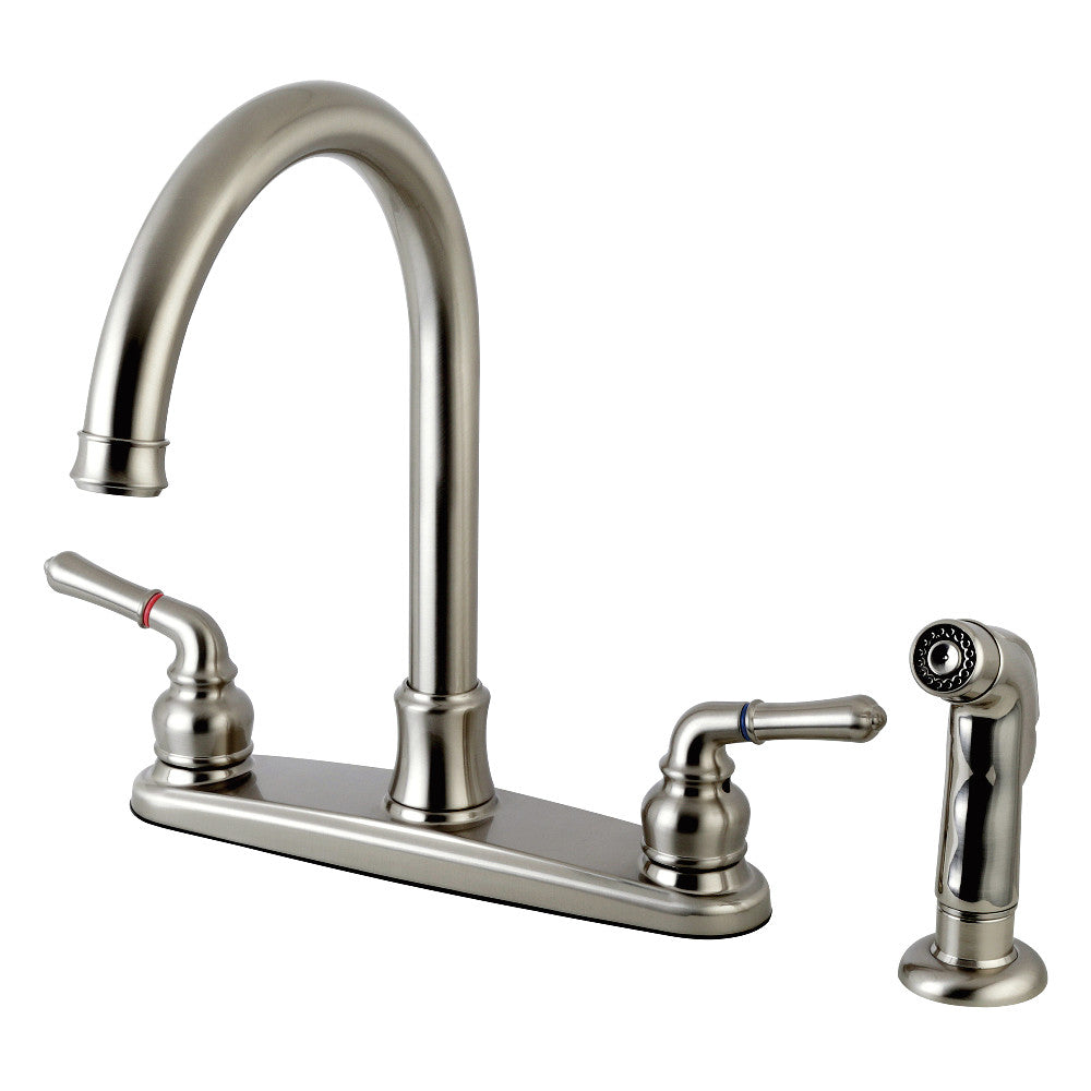 Naples Centerset Kitchen Faucet in Brushed Nickel