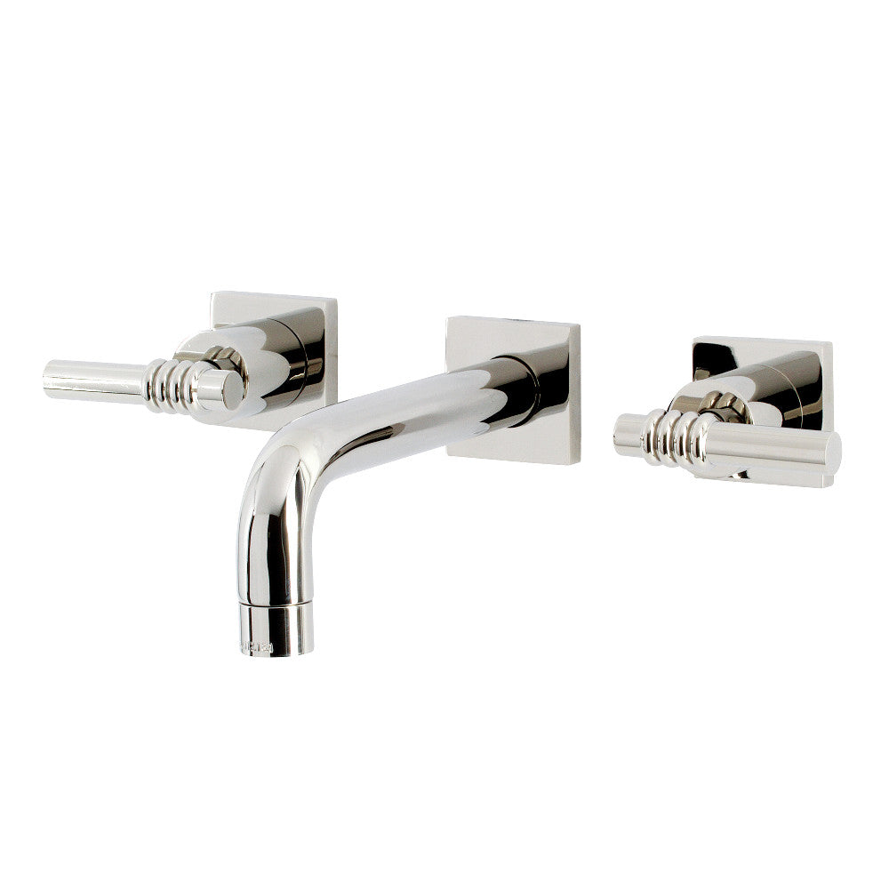 Milano Wall-Mount Bathroom Faucet in Polished Nickel