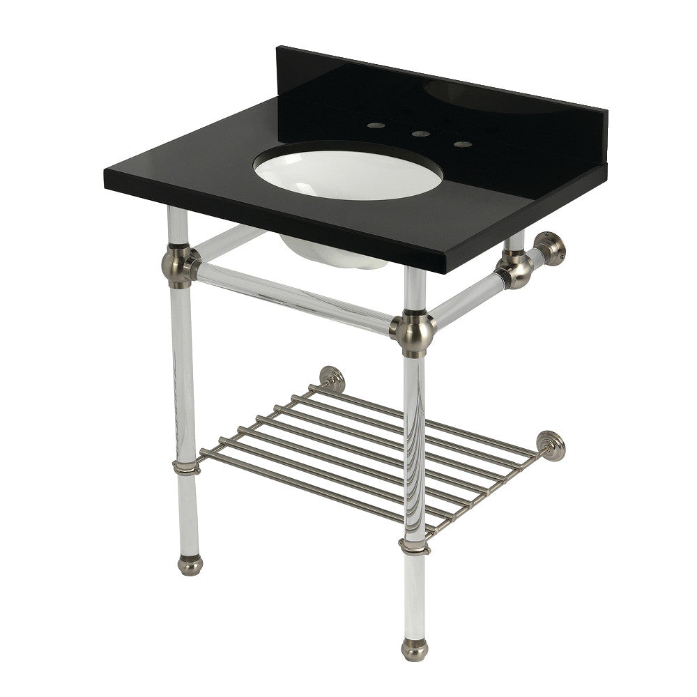 Templeton 30 Inch Console Sink in Brushed Nickel