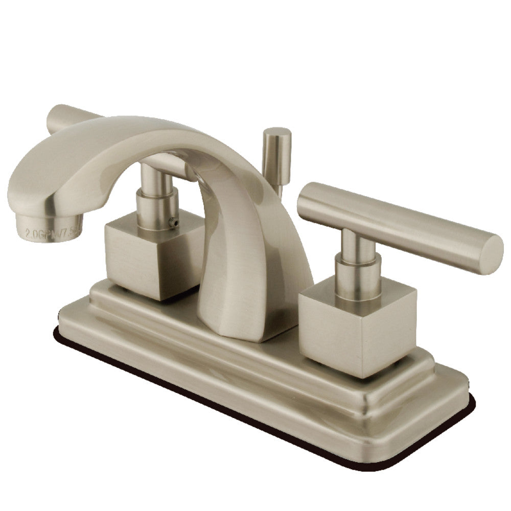 Claremont 4 Inch Centerset Bathroom Faucet in Brushed Nickel
