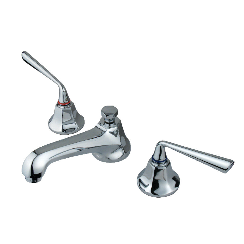 Silver Sage Widespread Bathroom Faucet in Polished Chrome