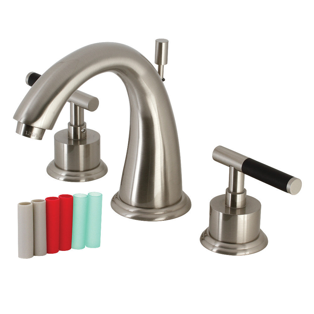 Kaiser Widespread Bathroom Faucet in Brushed Nickel