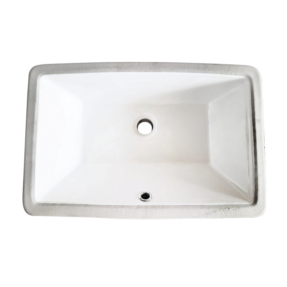Chancellery 20.69 Inch Undermount Bathroom Sink in White