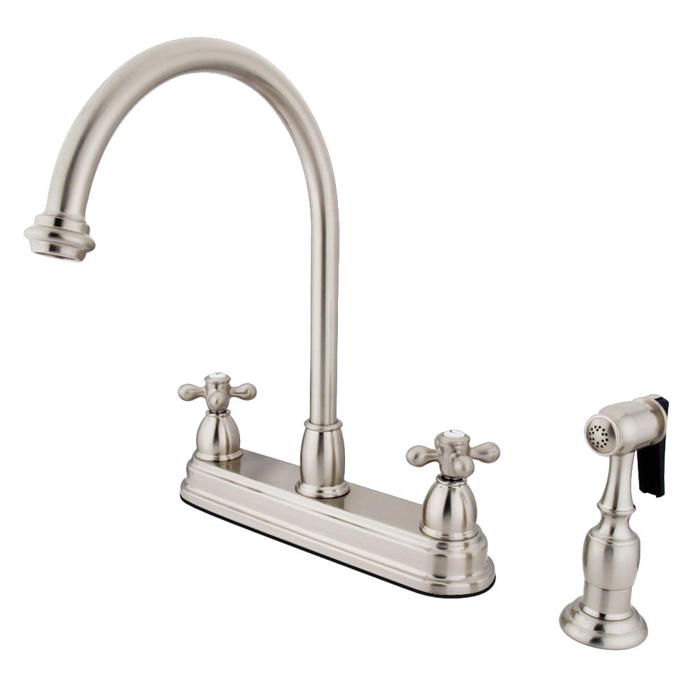 Restoration Centerset Kitchen Faucet in Brushed Nickel
