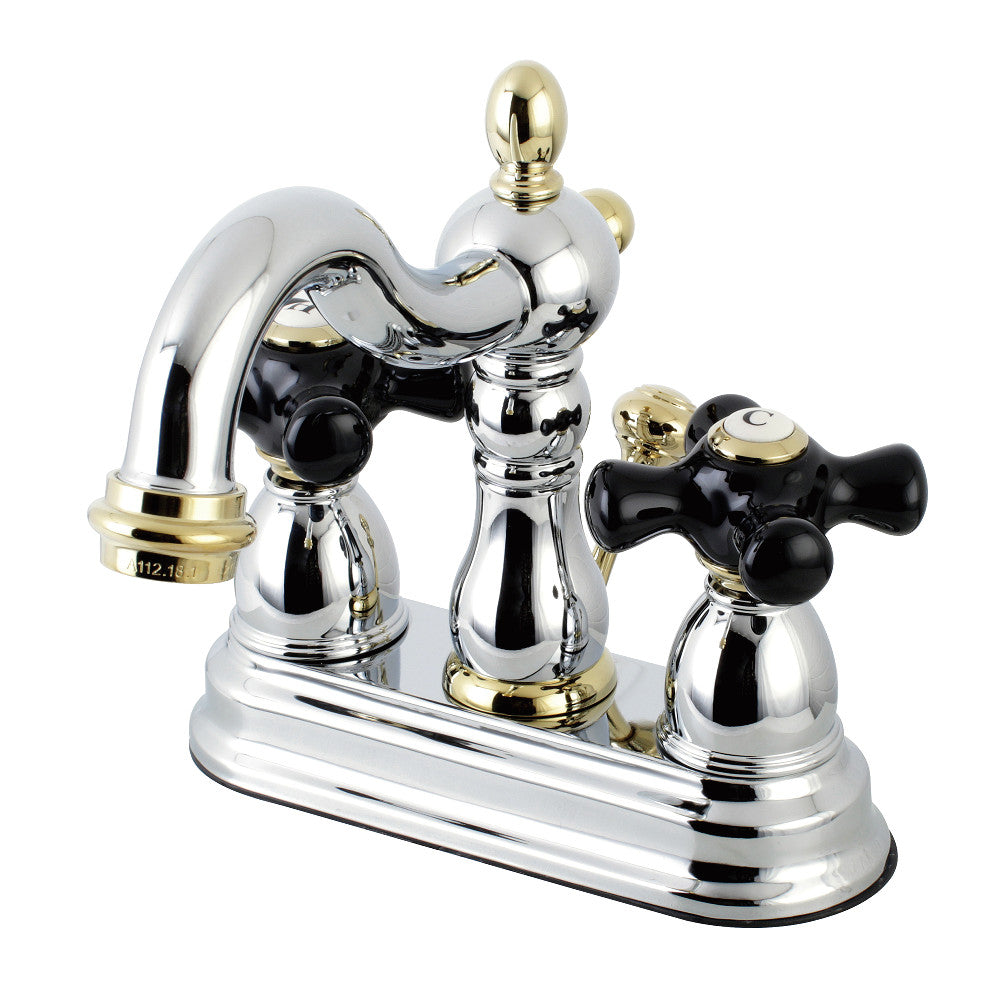 Duchess 4 Inch Centerset Bathroom Faucet in Polished Chrome/Polished Brass