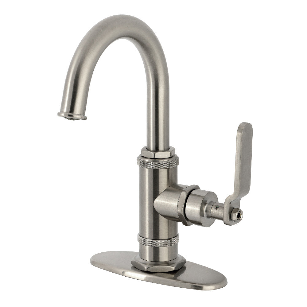 Whitaker Single-Hole Bathroom Faucet in Brushed Nickel