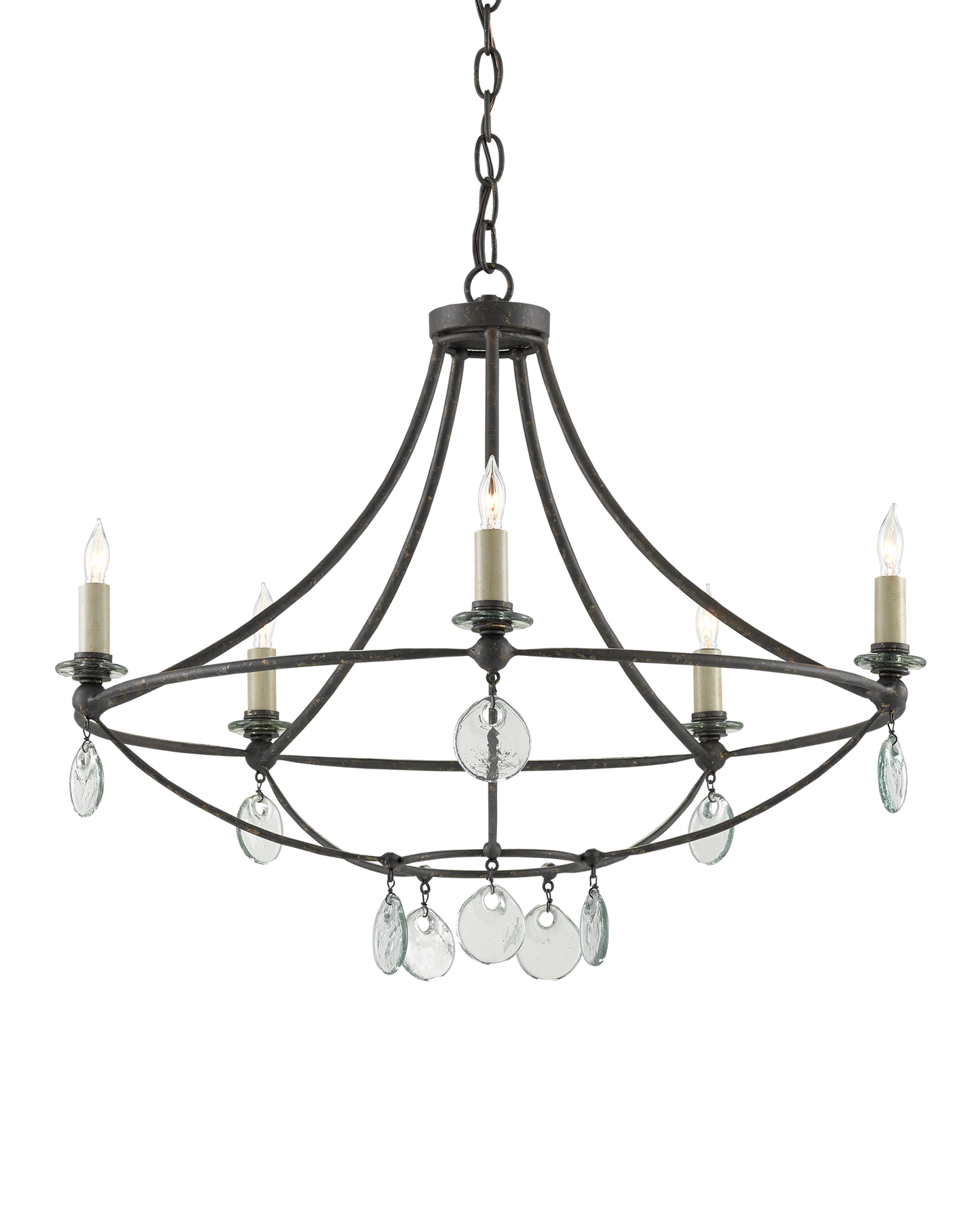 Novella Small Black Chandelier