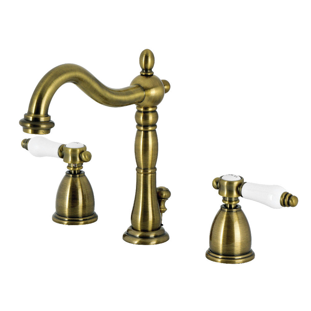 Bel-Air Widespread Bathroom Faucet in Antique Brass