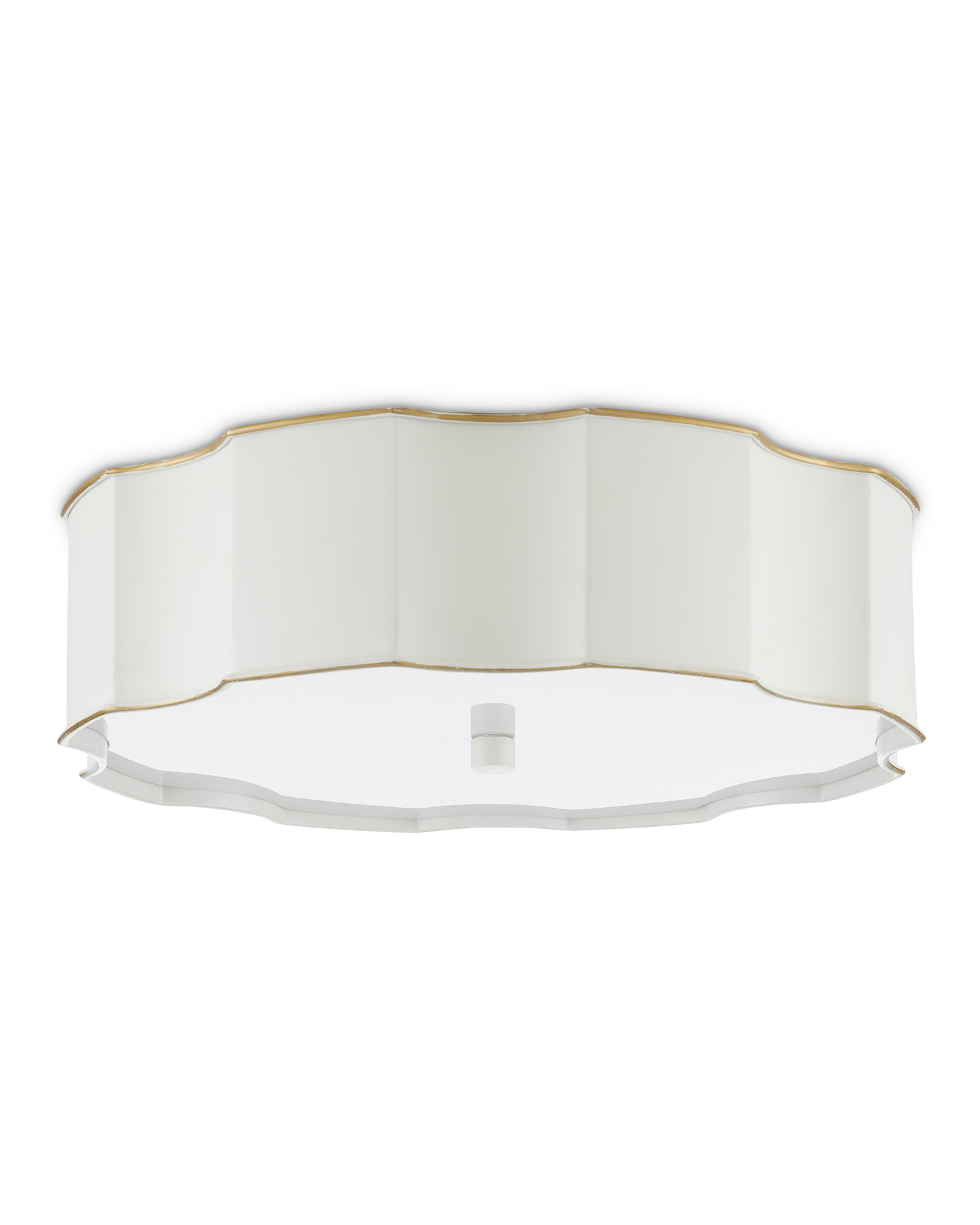 Wexford White Flush Mount