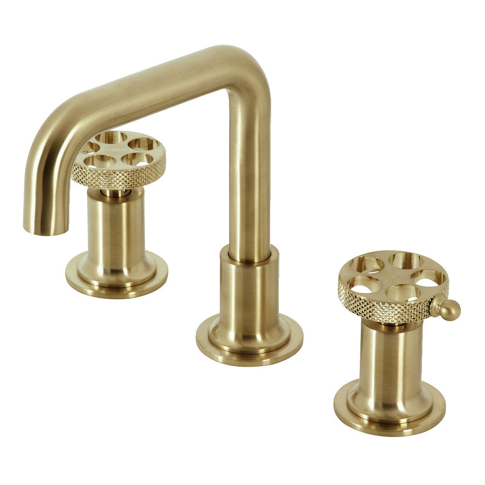 Webb Widespread Bathroom Faucet in Brushed Brass
