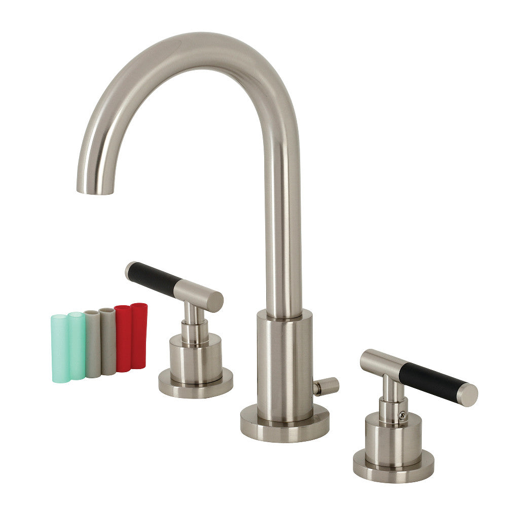 Kaiser Widespread Bathroom Faucet in Brushed Nickel
