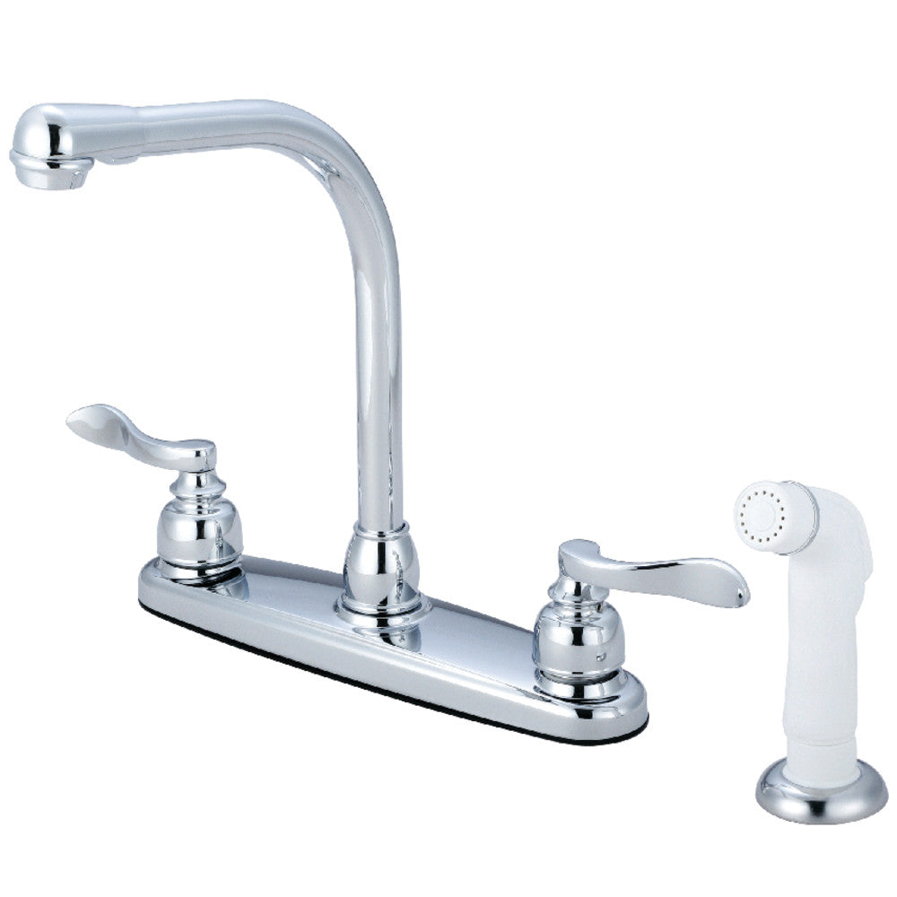 NuWave French Centerset Kitchen Faucet in Polished Chrome