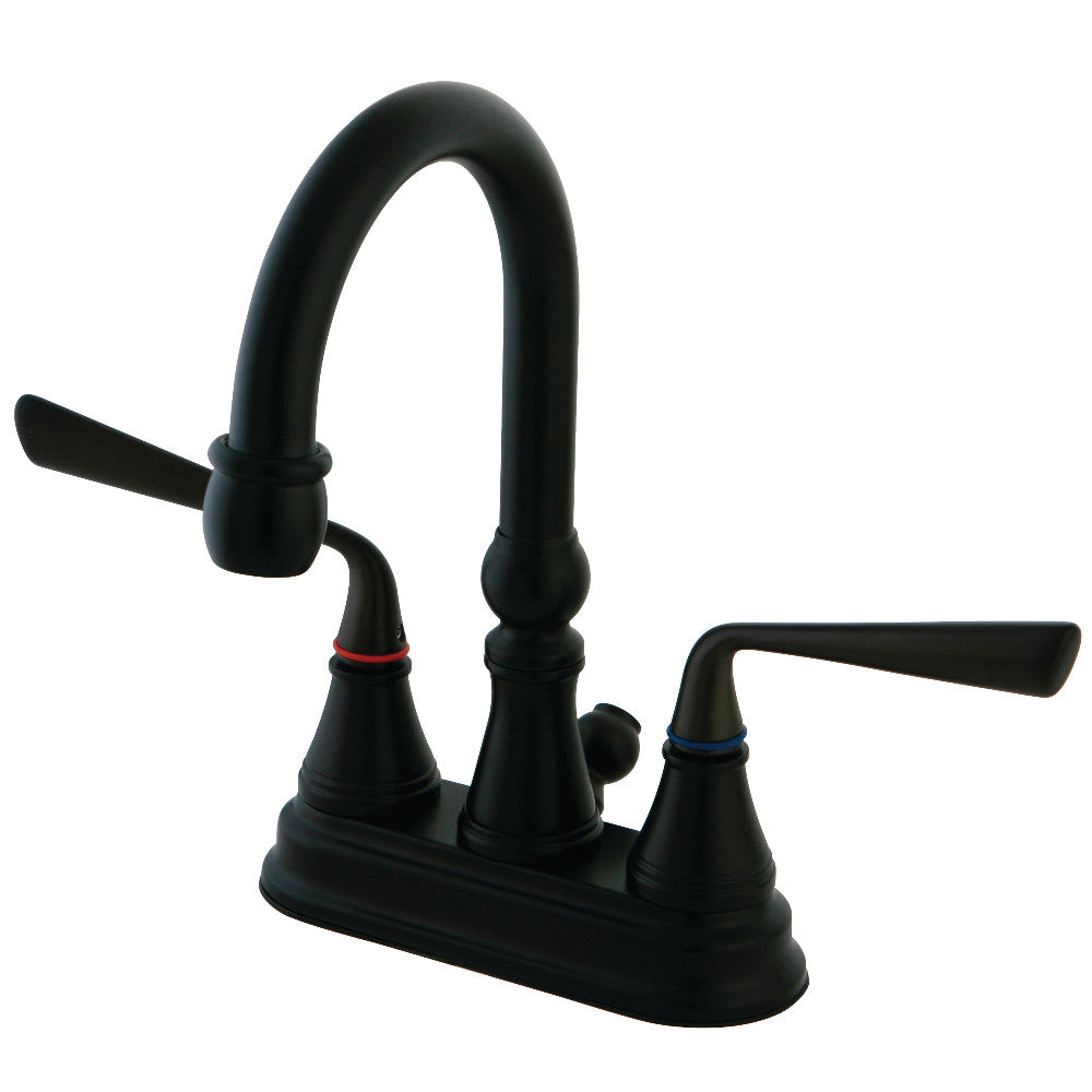 Silver Sage 4 Inch Centerset Bathroom Faucet in Oil Rubbed Bronze