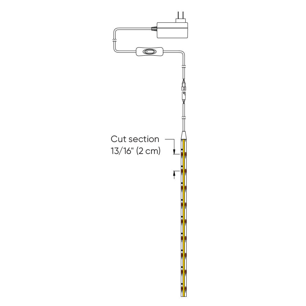 COB LED Tape Light Kits