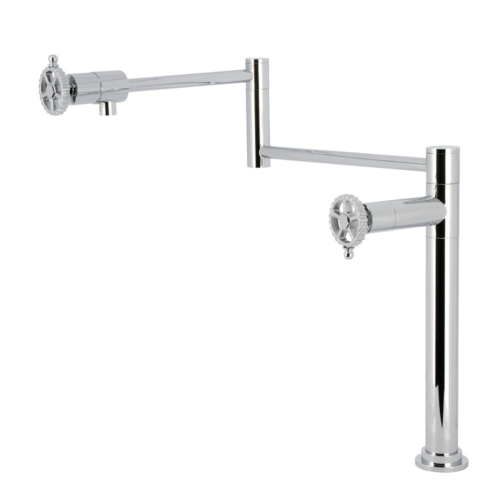 Fuller Pot Filler Faucet in Polished Chrome