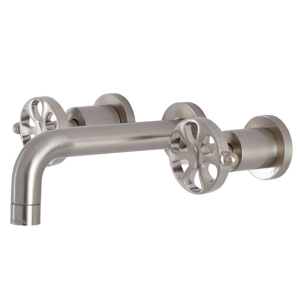 Belknap Wall-Mount Bathroom Faucet in Brushed Nickel