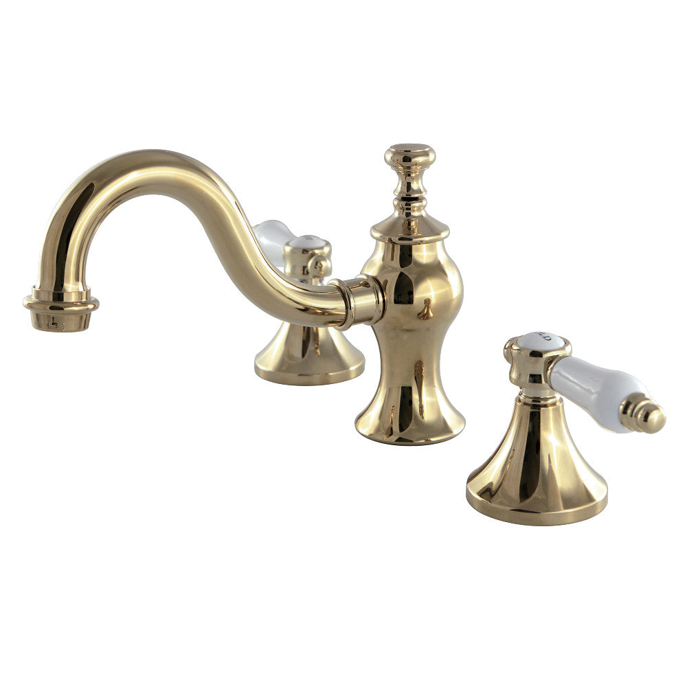 Bel-Air Widespread Bathroom Faucet in Polished Brass