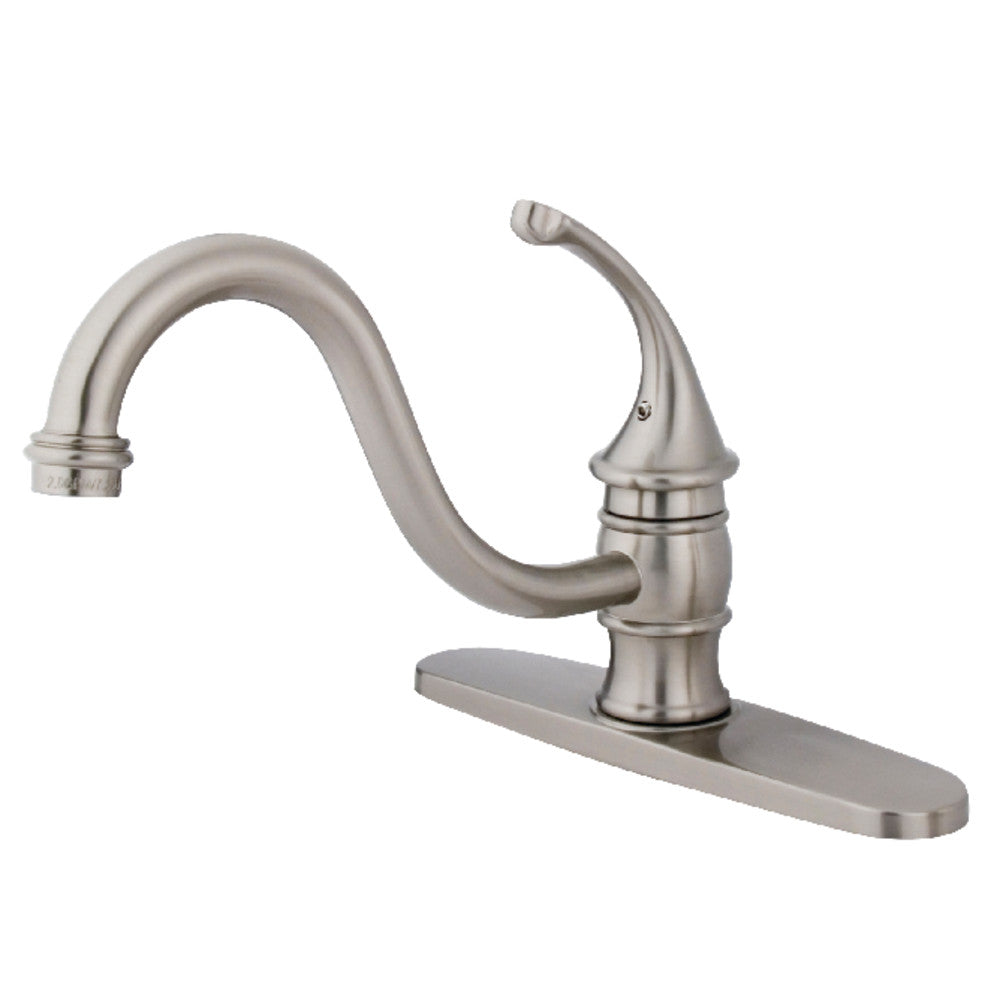 Georgian One Handle Kitchen Faucet in Brushed Nickel