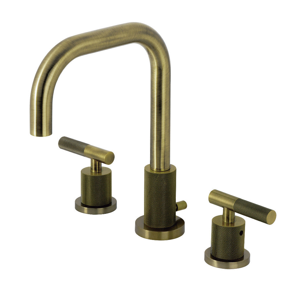 Convergent Widespread Bathroom Faucet in Antique Brass