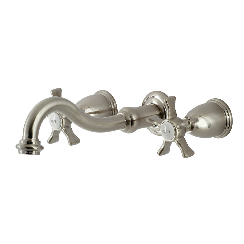 Hamilton Wall-Mount Bathroom Faucet in Brushed Nickel