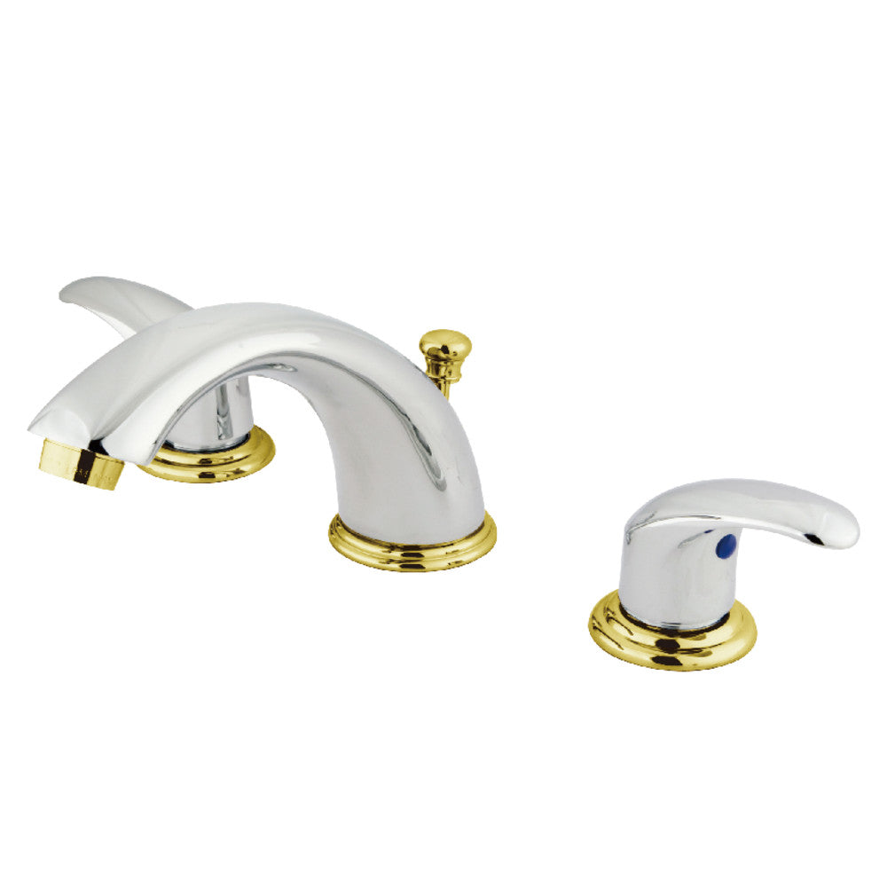 Legacy Widespread Bathroom Faucet in Polished Chrome/Polished Brass