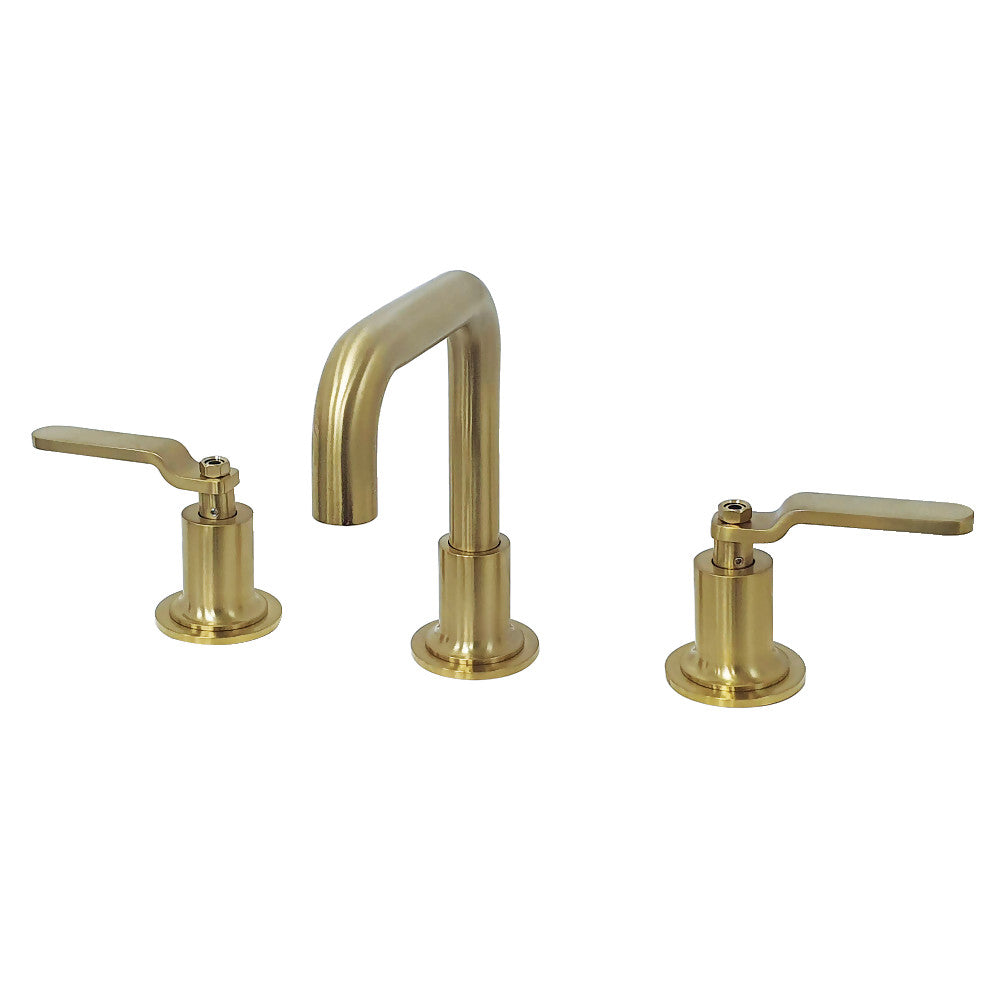 Whitaker Widespread Bathroom Faucet in Brushed Brass