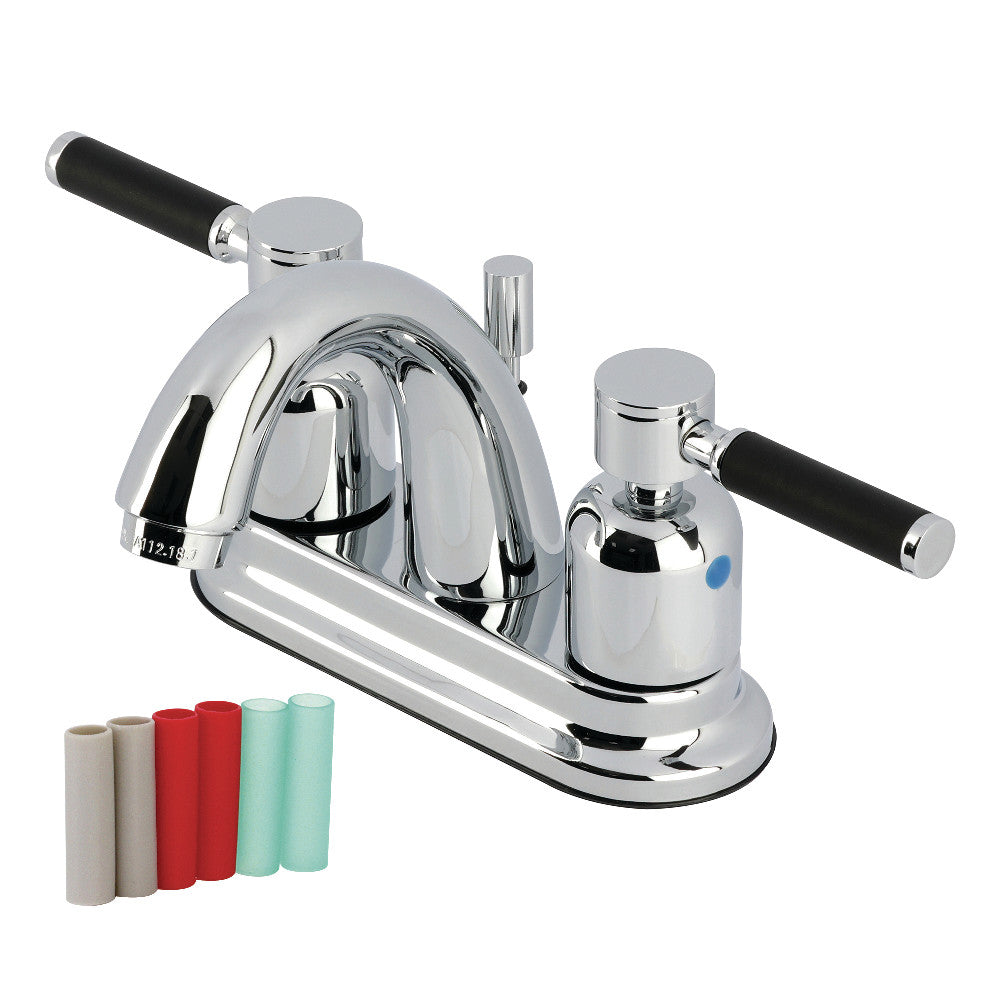 Kaiser 4 Inch Centerset Bathroom Faucet in Polished Chrome