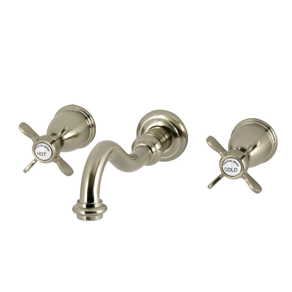 Essex Wall-Mount Bathroom Faucet in Brushed Nickel