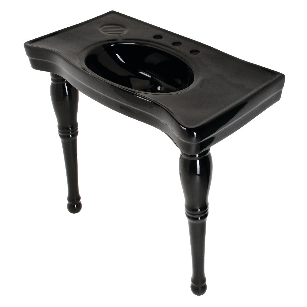 Imperial 35.81 Inch Console Sink in Black
