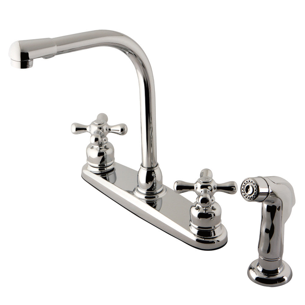 Victorian Centerset Kitchen Faucet in Polished Chrome