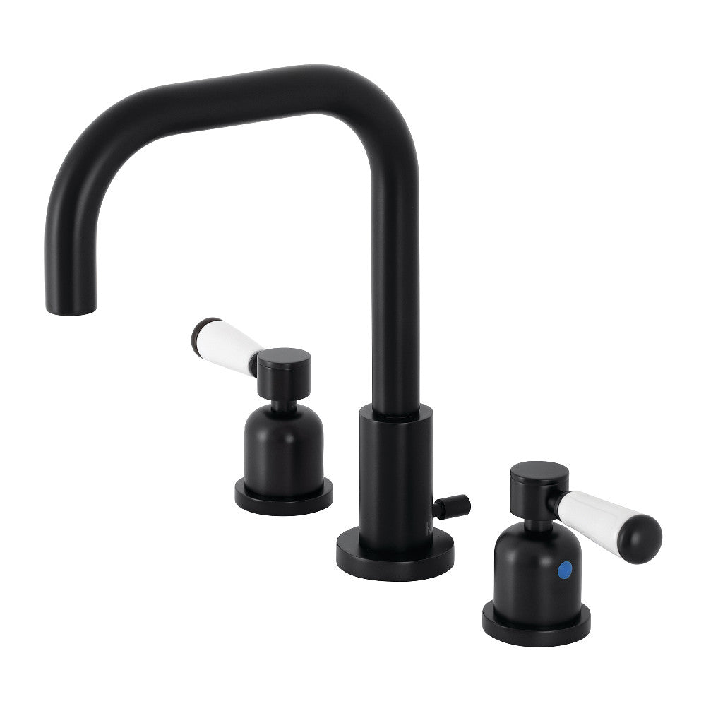 Paris Widespread Bathroom Faucet in Matte Black