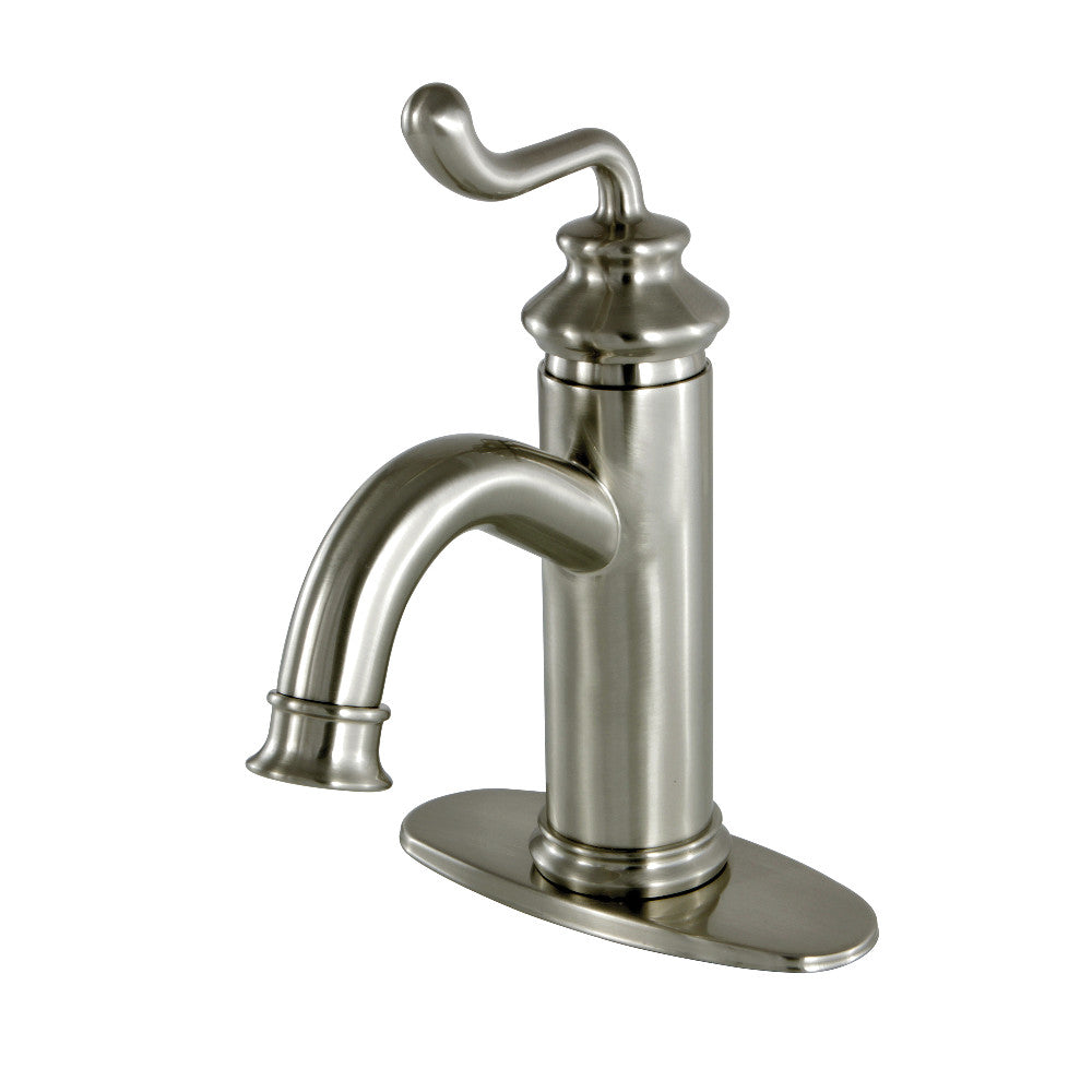 Royale Single-Hole Bathroom Faucet in Brushed Nickel