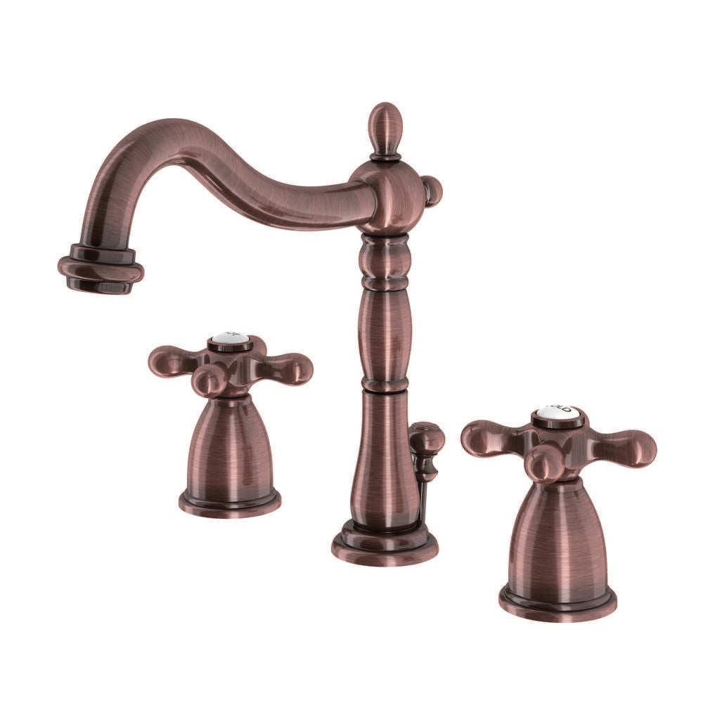 Heritage Widespread Bathroom Faucet in Antique Copper