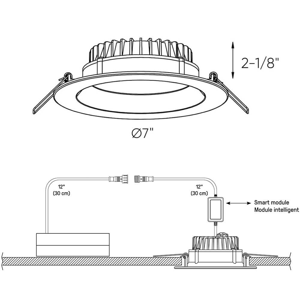 6" DCPro Deep regressed panel