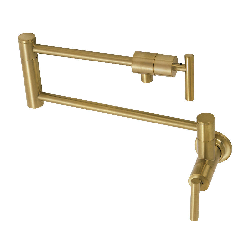Manhattan Pot Filler Faucet in Brushed Brass