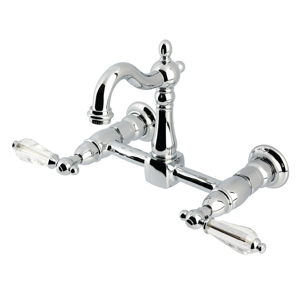 Willshire Wall Mount Kitchen Faucet in Polished Chrome