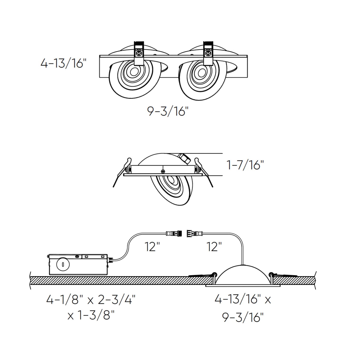 Double FGM4 Recessed CCT