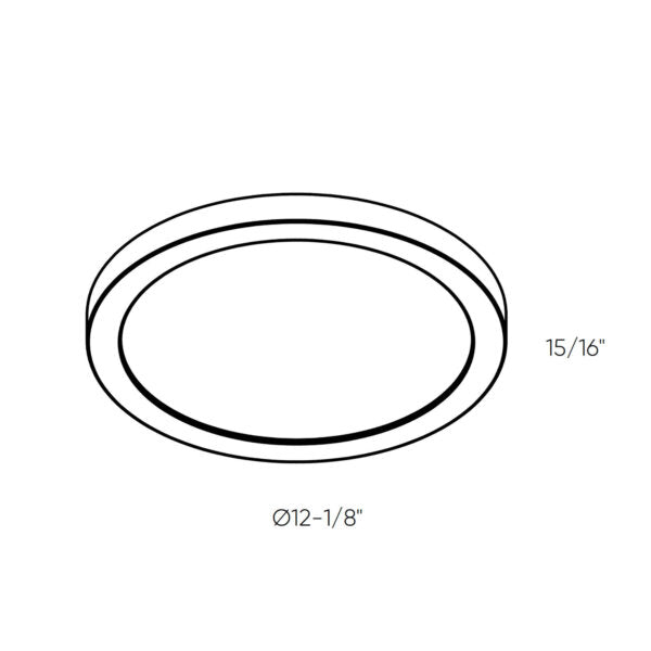 Metal Flush Mount, 5CCT
