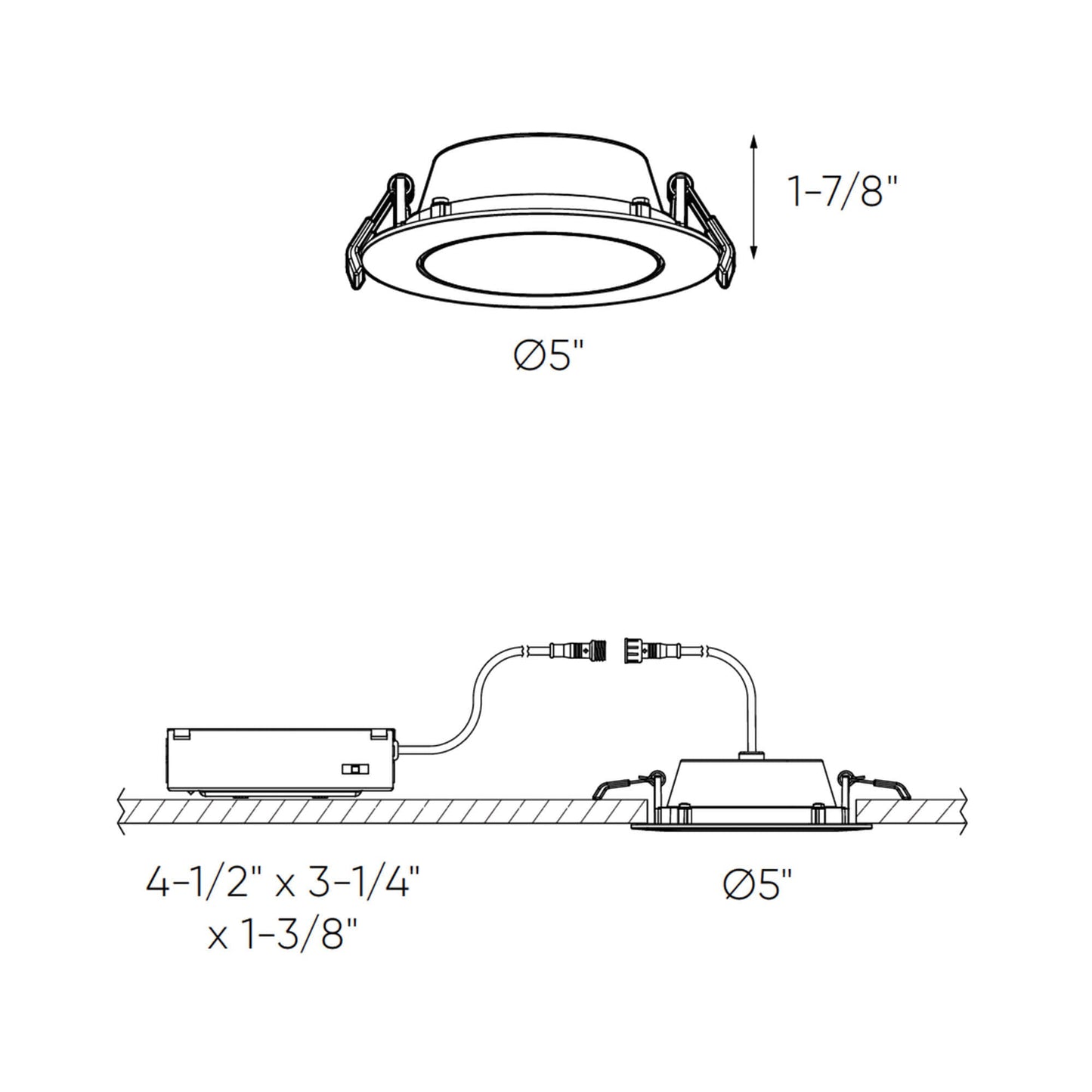 Multi CCT Round gimbal recessed light