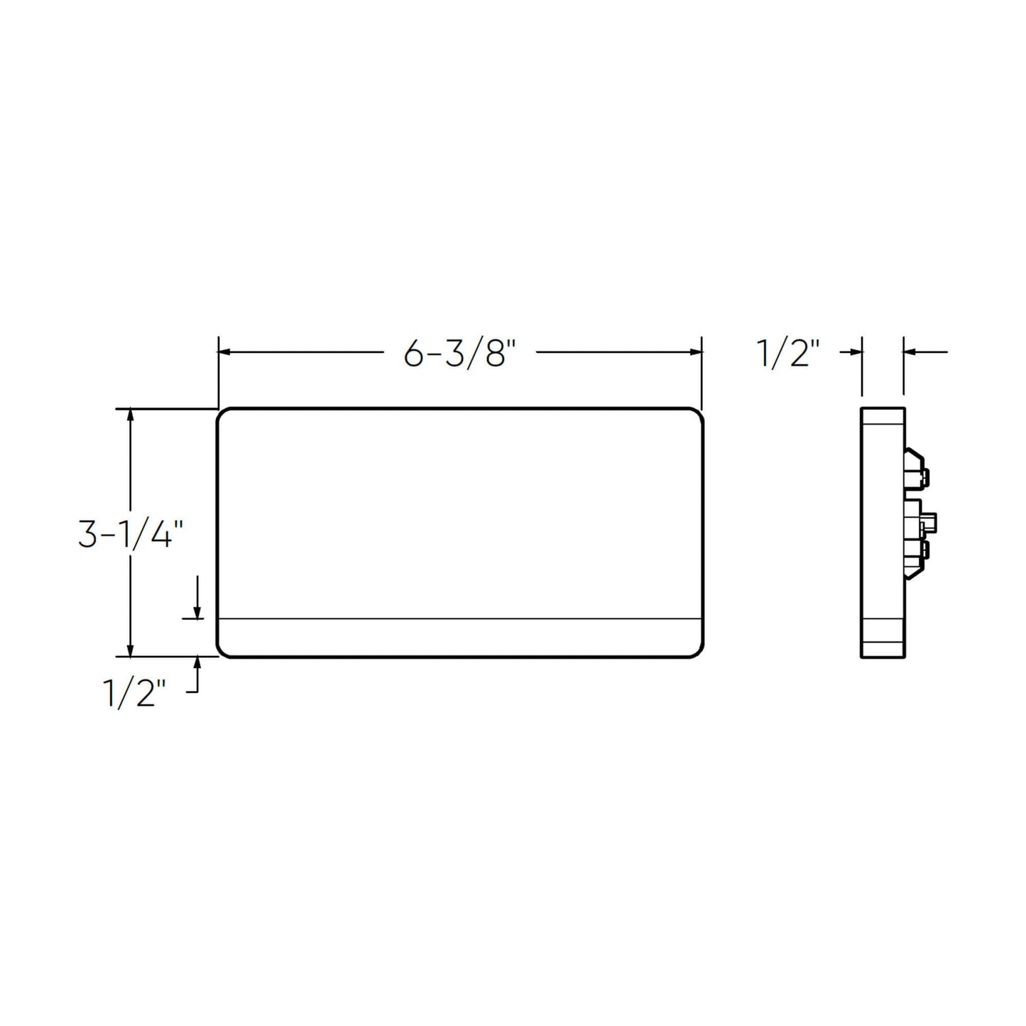 Exterior LED Step Light