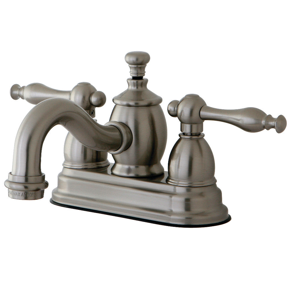 Naples 4 Inch Centerset Bathroom Faucet in Brushed Nickel