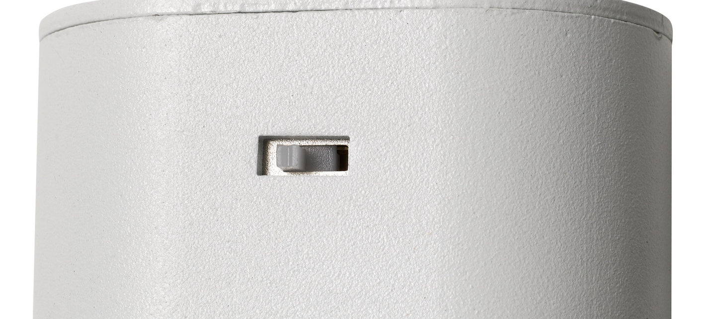 7.25" Height Metal LED Track Head in White Finish