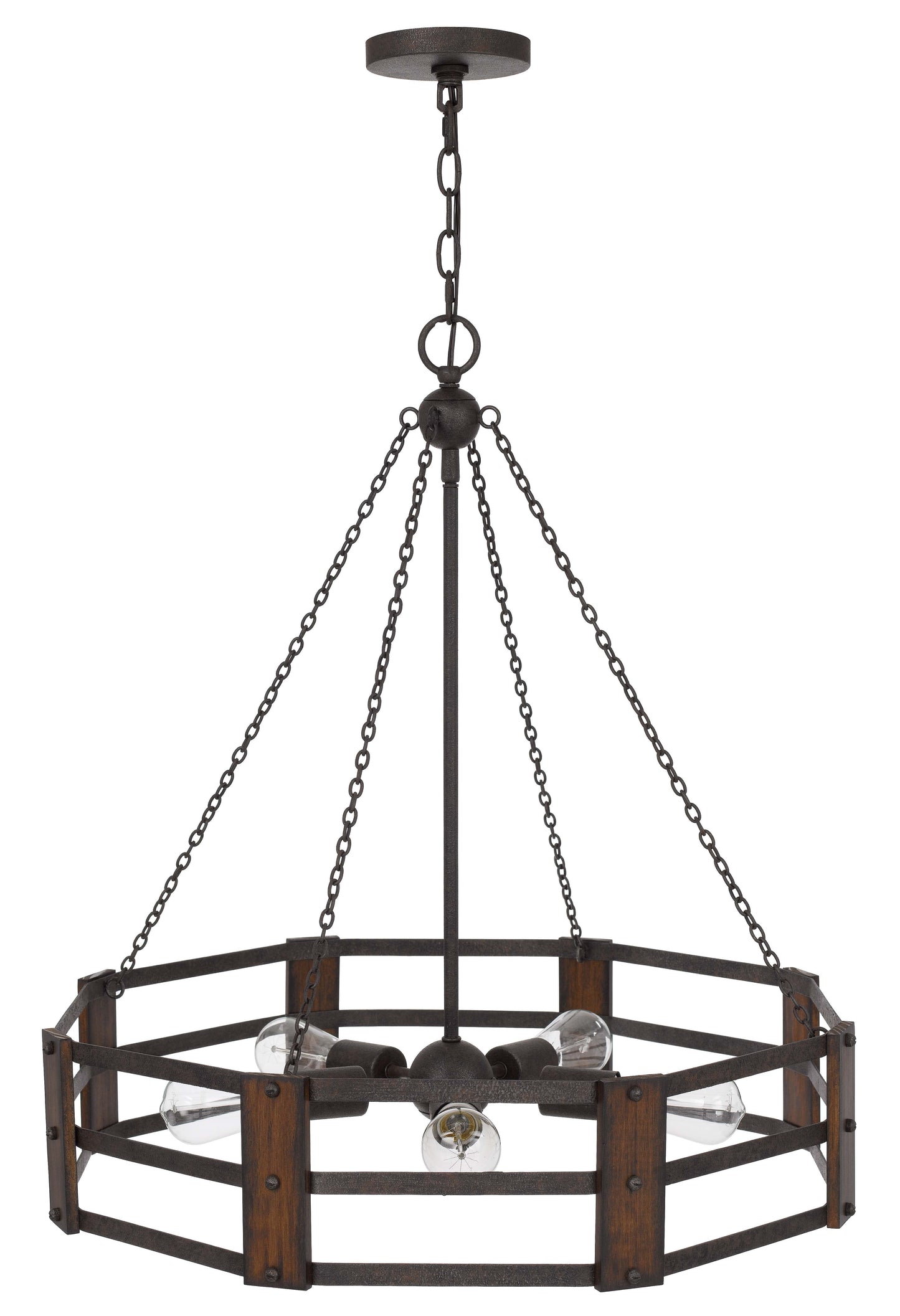 60W X 5 Provo Metal Chandelier
