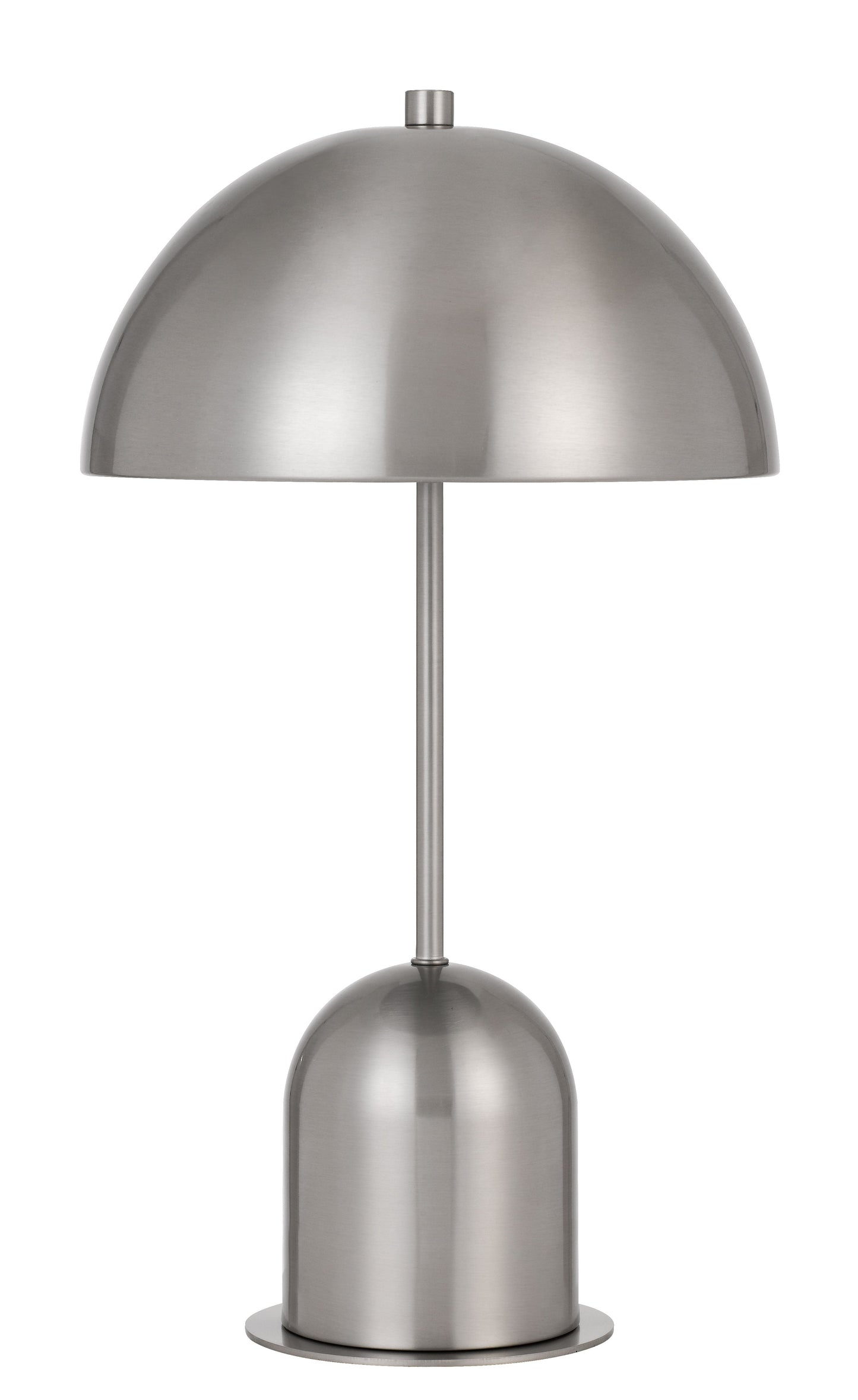 20" Height Metal Accent Lamp in Brushed Steel Fini