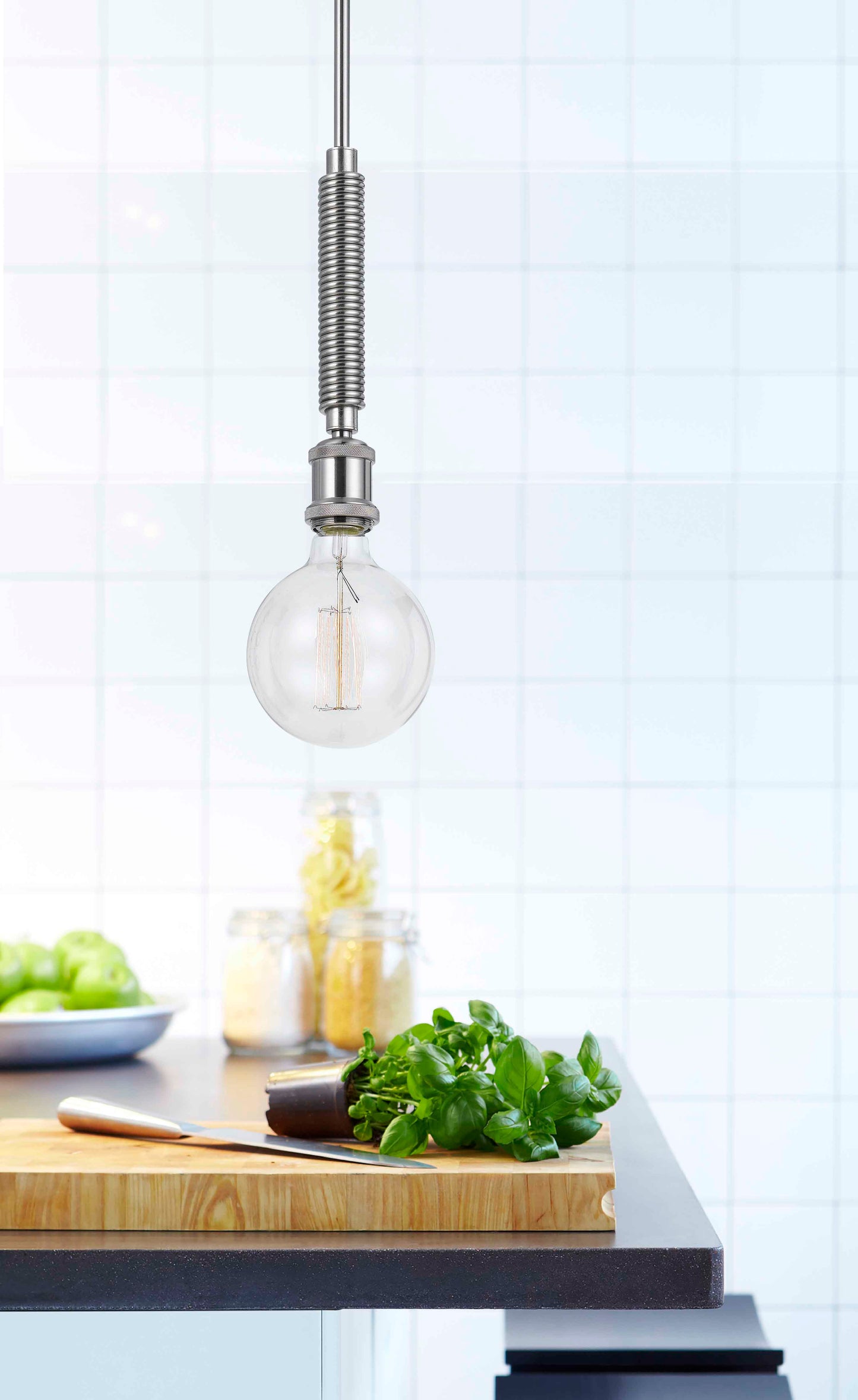 60W Transformer Metal Mini Pendant (Edison Bulb Included)