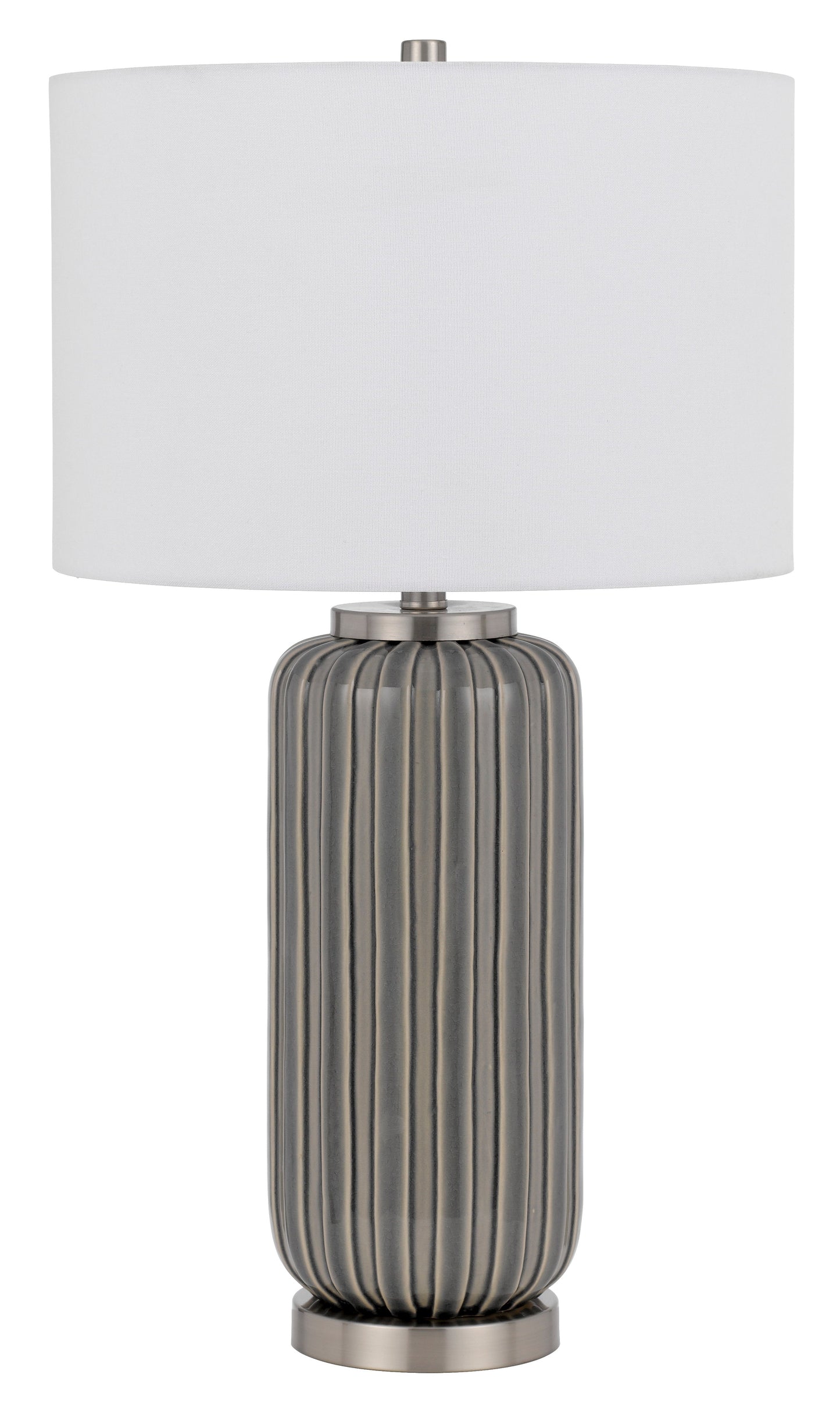 Rodano Ceramic Table Lamp With Hardback Drum Shade