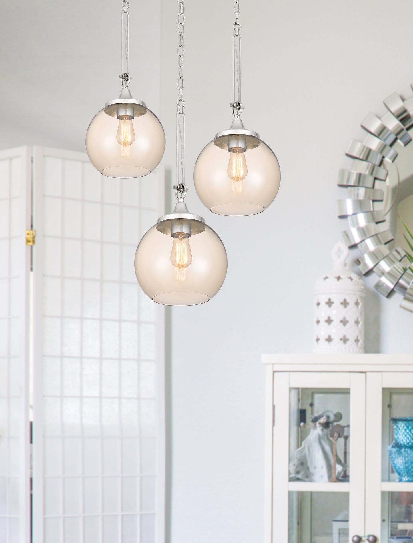 60W Rochelle Glass Pendant Fixture