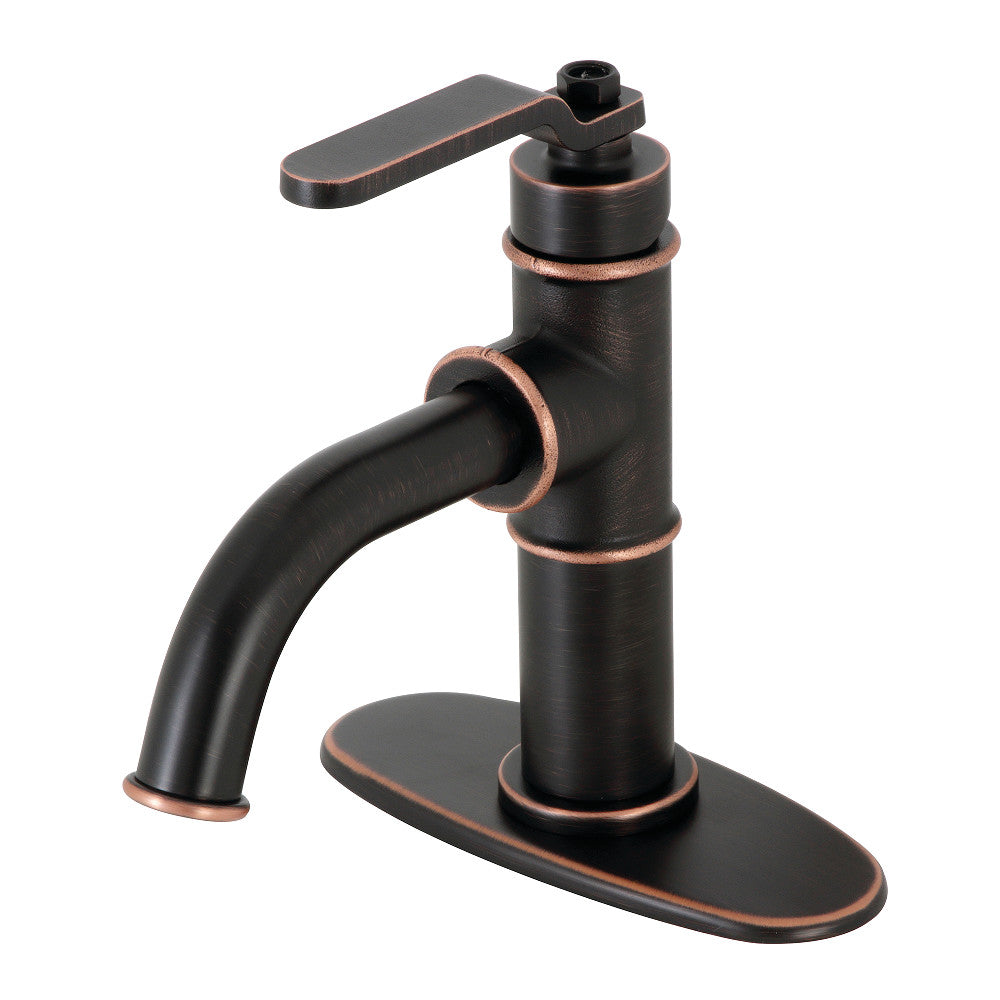 Whitaker Single-Hole Bathroom Faucet in Naples Bronze