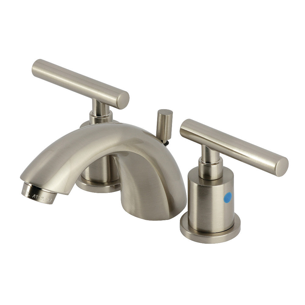 Manhattan Mini-Widespread Bathroom Faucet in Brushed Nickel